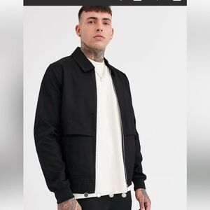 ASOS Design Harrington in Black Men’s Jacket Size Small